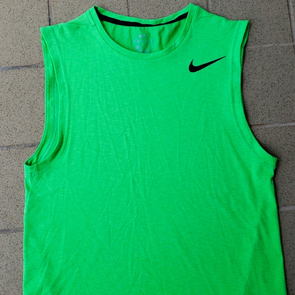 Nike Other - 💥HP💥Nike DriFit Sleeveless Lime GreenMen's Small
